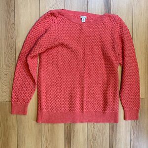 LL Bean Women's Basketweave Sweater, Boatneck